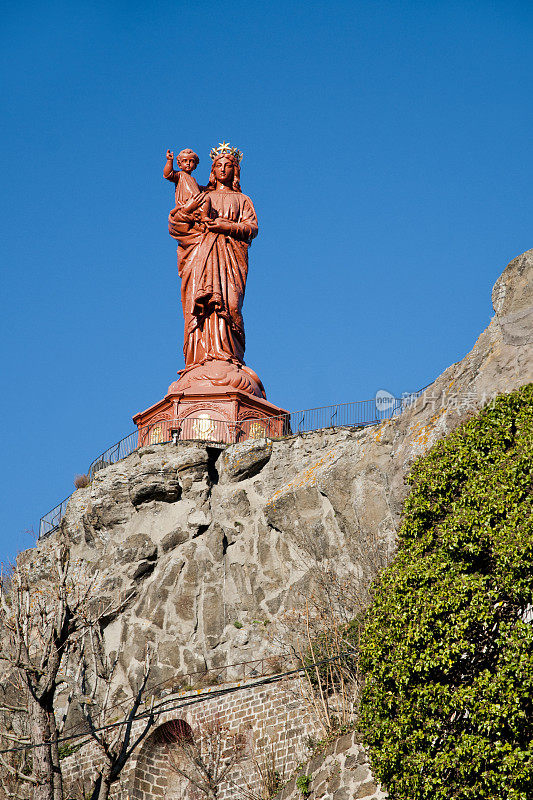 圣母玛利亚在Le Puy en Velay -法国